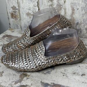 Officine Creative Lila’s Loafers in Silver